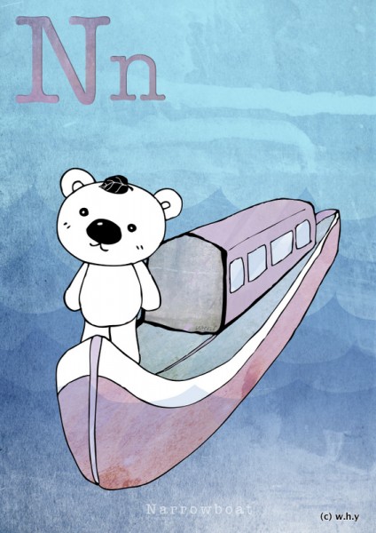 Narrowboat Bear