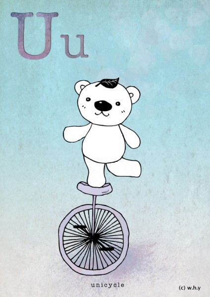 Unicycle Bear