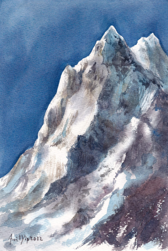 Mountain1, 18x26cm, USD120