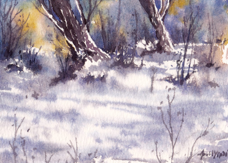 Snow1, 13x9.5cm, USD45