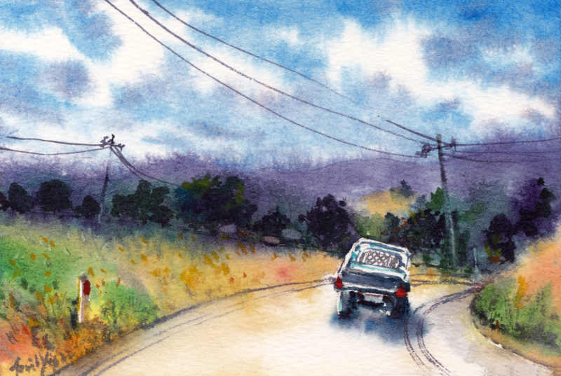 Countryside, 17x11cm, USD 65
