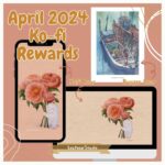April Rewards for Ko-fi supporters - Phone and desktop wallpaper set and printable postcard